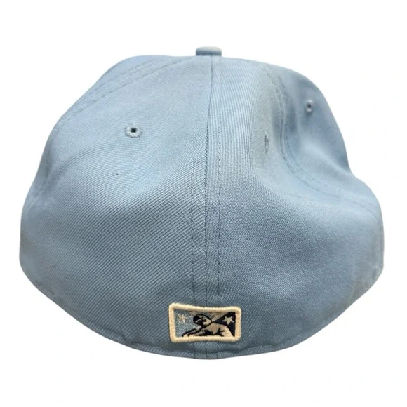 Wilmington Blue Rocks New Era 59fifty Size 7 3/4 MiLB Baseball Blue Hat Cap - Picture 4 of 8